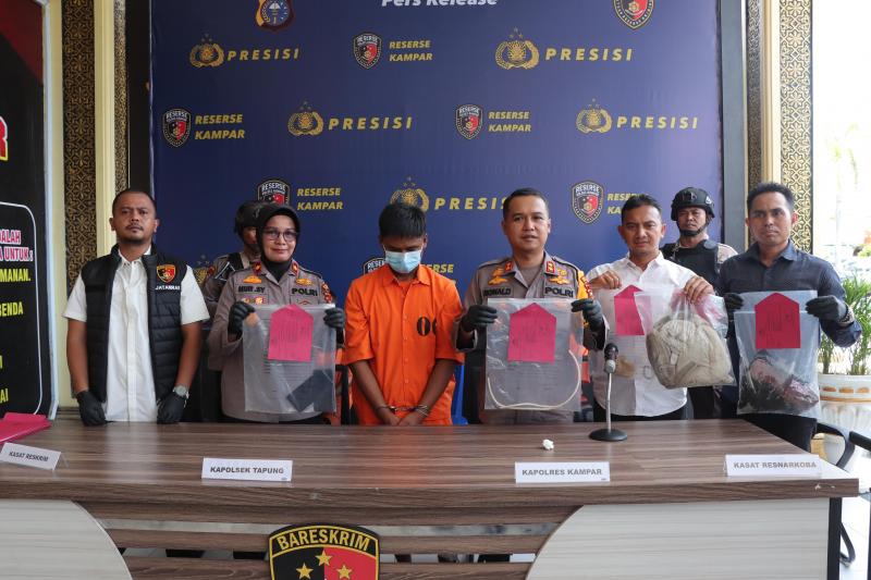 Sepekan Kabur, Pelaku Pembunuhan di Tapung di Tangkap