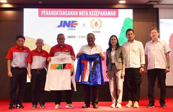 JNE dan KONI Menandatangani Nota Kesepahaman untuk Pengembangan Olahraga Nasional