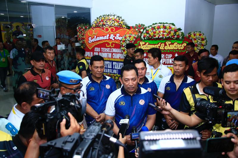 Hadiri Penutupan Turnamen Bulutangkis Kapolri Cup, Ini Kata Jenderal Listyo Sigit