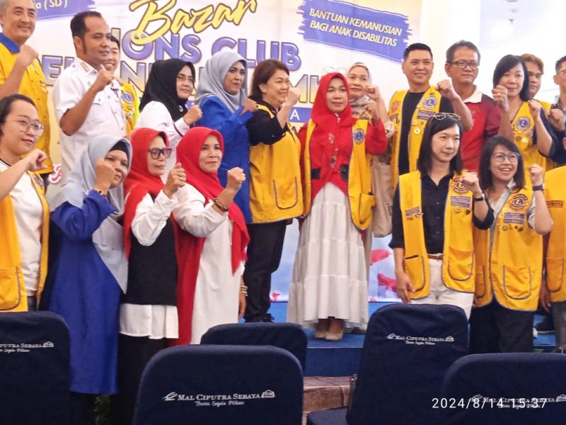 DPD APMIKIMMDO Provinsi Riau Bekerjasama Dengan Lion Club Pekanbaru di Event Bazar UMKM