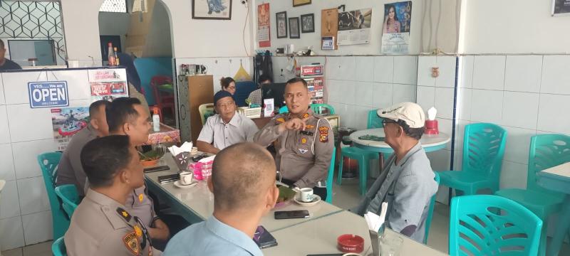 Kapolres Kuansing Coffee Morning Bersama Tokoh Masyarakat Dalam Rangka Cooling System Jelang Pilkada