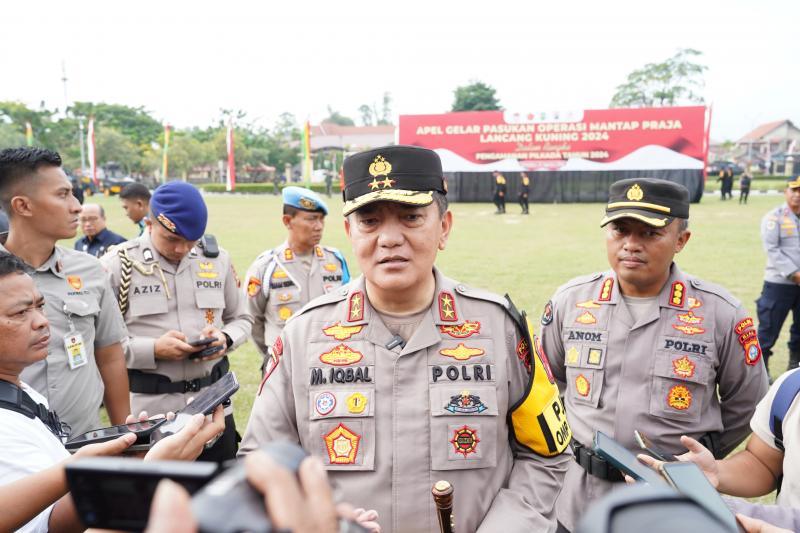 Pengamanan Pilkada 2024, Polda Riau Gelar Apel Pasukan Operasi Mantap Praja Lancang Kuning