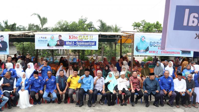 Bupati Siak Dua Periode Arwin AS Dukung Afni-Syamsurizal, Ini Pilkada Terakhir Saya