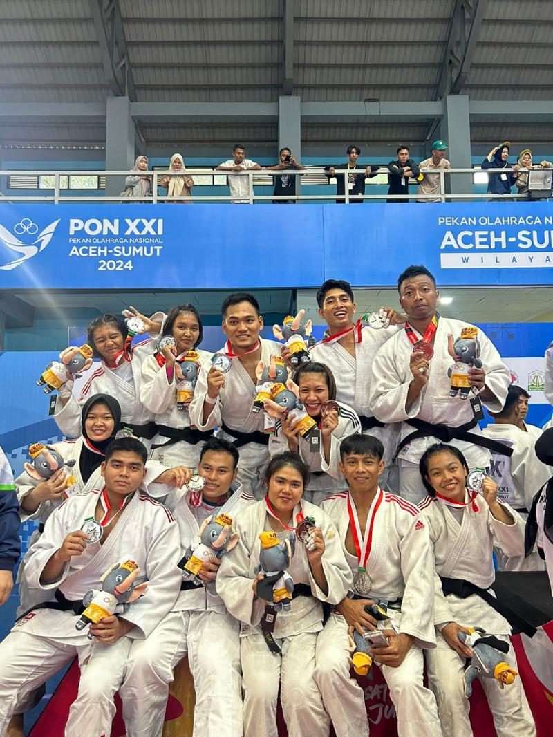Atlet Judo Polri Tambah Emas dan Perak di PON XXI Aceh Sumut