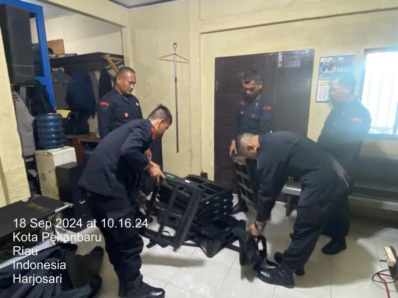 Subsatgas Jibom OMP LK-2024 Latihan Pengoperasian Security Door