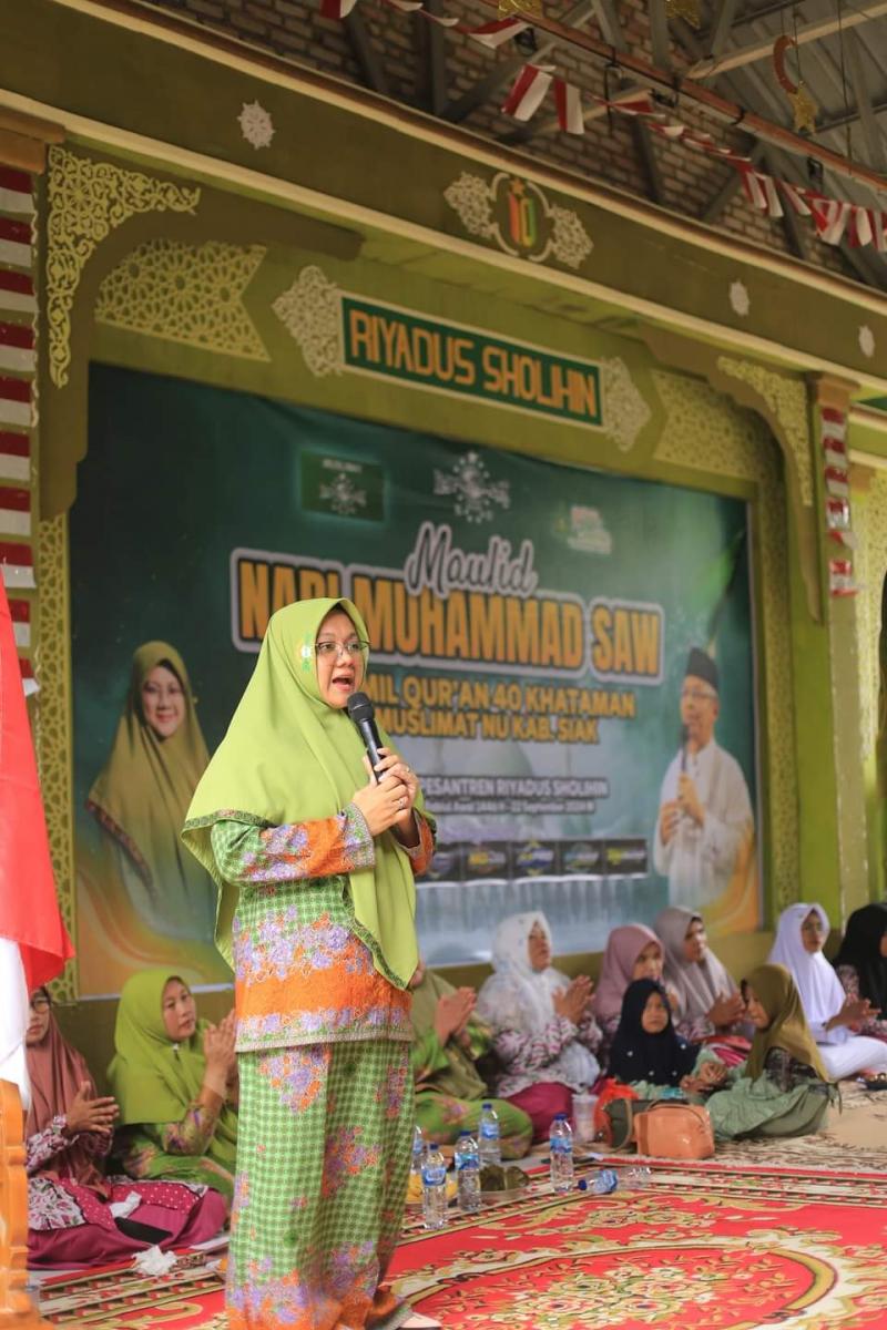 70 Khataman Al Quran Antar Dr.Afni Sebagai Calon Bupati Siak