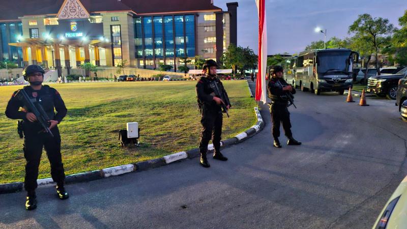 Subsatgas Aksi Khusus OMP-LK 2024 Laksanakan Pengamanan Do&rsquo;a Bersama