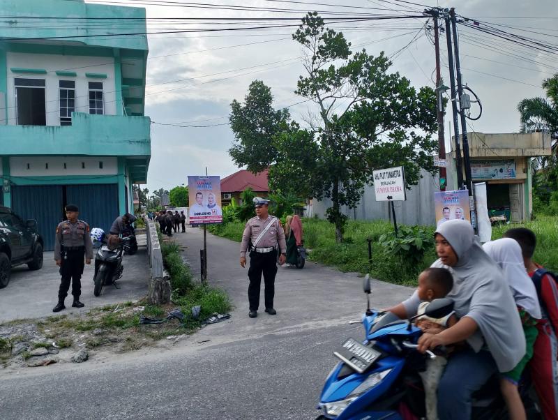 Satgas Kamseltibcarlantas OMP LK-2024 Patroli dan Gatur Lalin