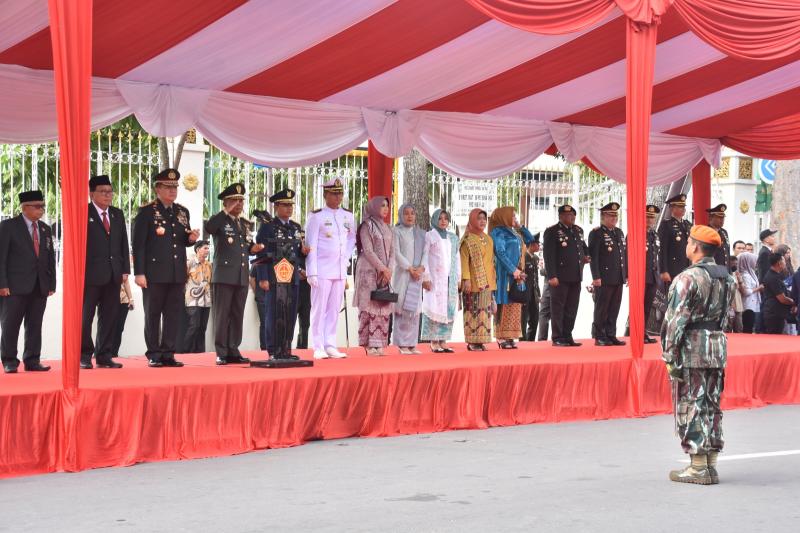 Danrem 031/Wira Bima Jadi Irup Upcara HUT ke 79 TNI