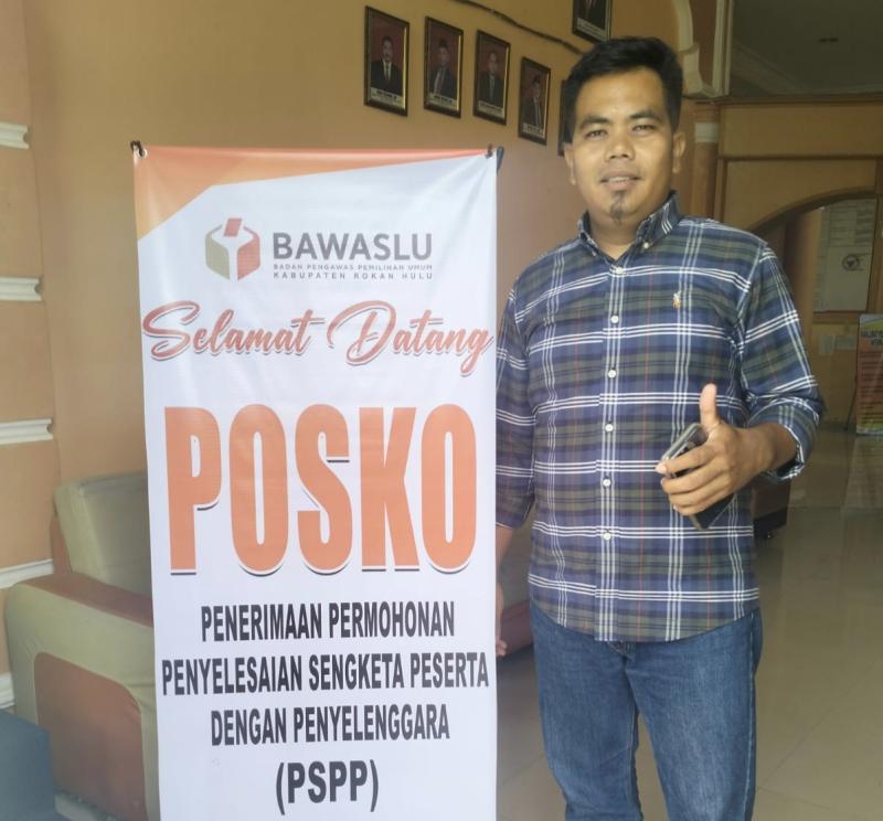 Dugaan Black Campaign, Tim Pemenangan Salah Satu Paslon Dilaporkan ke Bawaslu Rohul