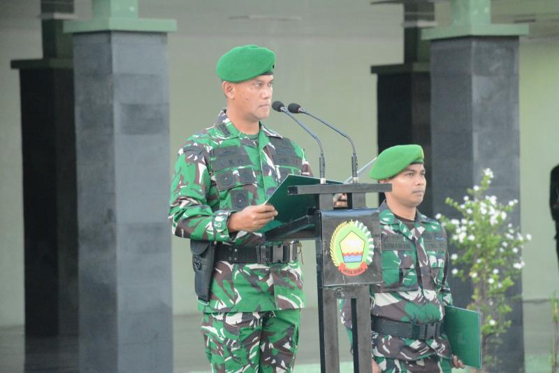 Kasrem 031/WB Pimpin Upacara Bendera 17an Bulan Oktober 2024