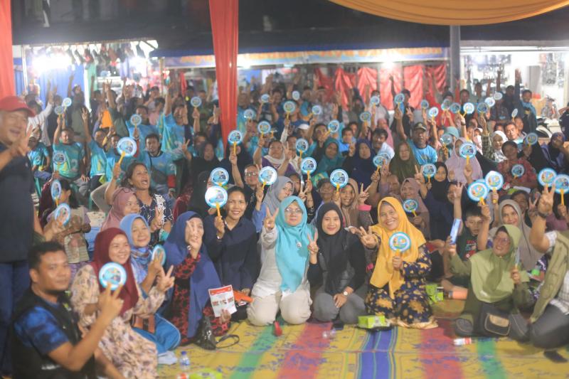 Warga Pasar Dayun Siap Menangkan dan Dukung Dr Afni Jadi Bupati Siak