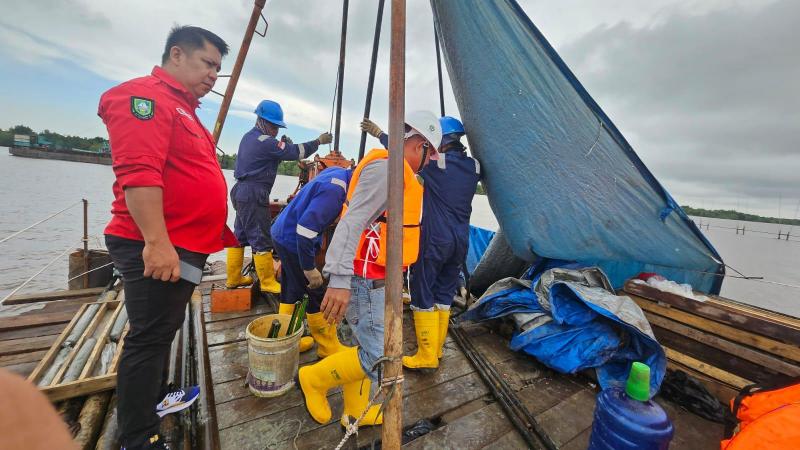 Pekerjaan Jembatan Pulau Bengkalis - Daratan Sumatera (Pakning) Terus di Gesa