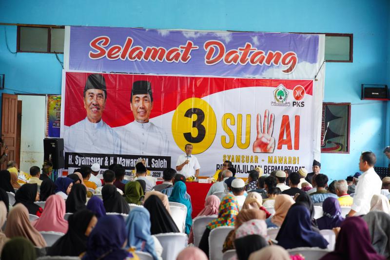 Kampanye Cagubri Syamsuar di Pekanbaru Dihadiri Ribuan Warga dengan Penuh Antusias
