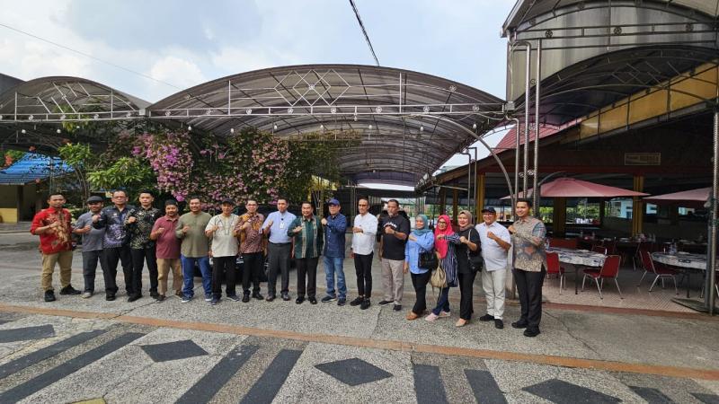 Perkuat Hubungan Kerja Sama, Kakanim Kelas 1 Pekanbaru Silaturahmi dengan Jajaran Pengurus PWI Riau