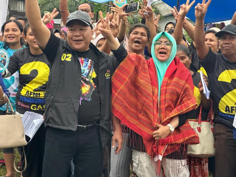 Ribuan Massa di Kandis, Dr.Afni: Terus Berjuang, Kita Menang!