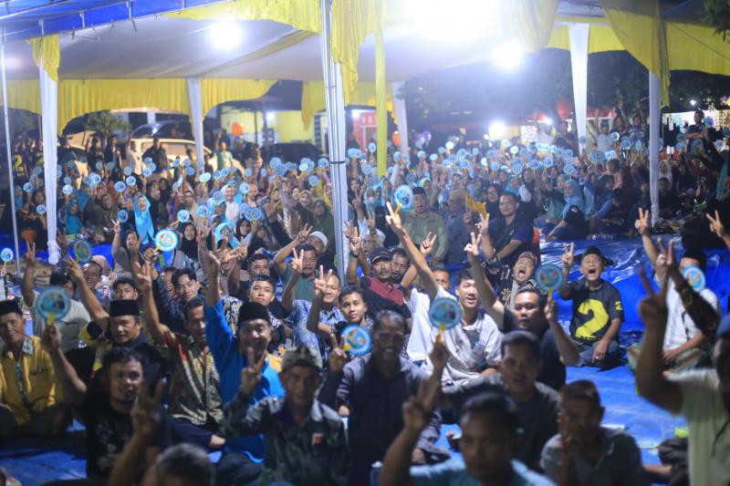 Massa Meledak di Koto Gasib Hadiri Kampanye Terakhir Dr.Afni