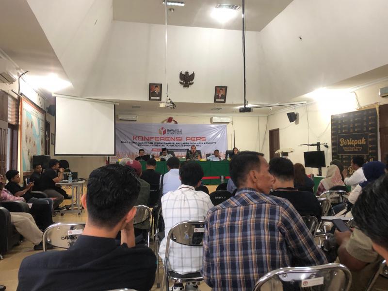 Bawaslu Riau Paparkan Hasil Pengawasan dan Penanganan Pelanggaran Masa Kampanye