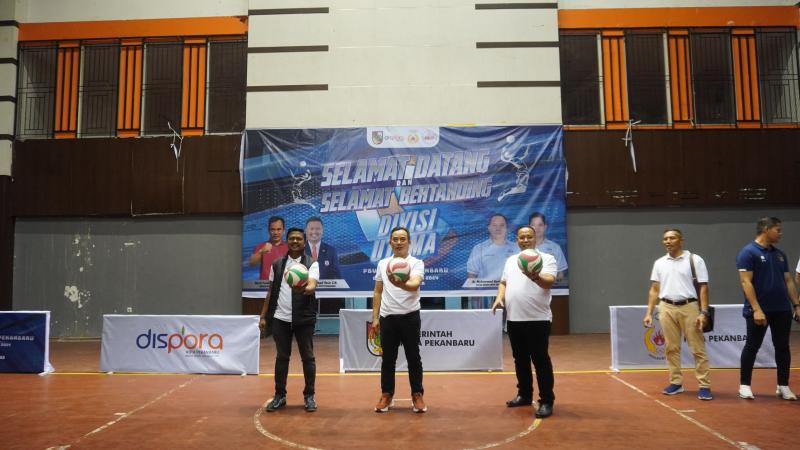 Jaring Atlet Berprestasi, 18 klub Berlaga di Kejuaraan Bola Voli Divisi Utama Pekanbaru