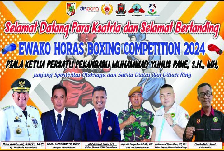 Puluhan Petinju Kota Pekanbaru akan Bertanding di Ewako Horas Boxing Competition 2024