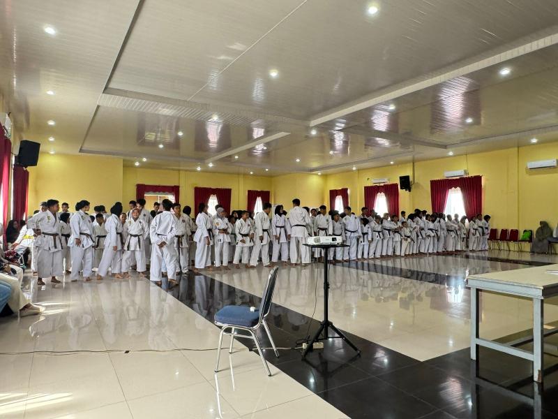 Diikuti 136 Karateka, Inkanas Kampar Sukses Gelar Ujian Kenaikan Tingkat