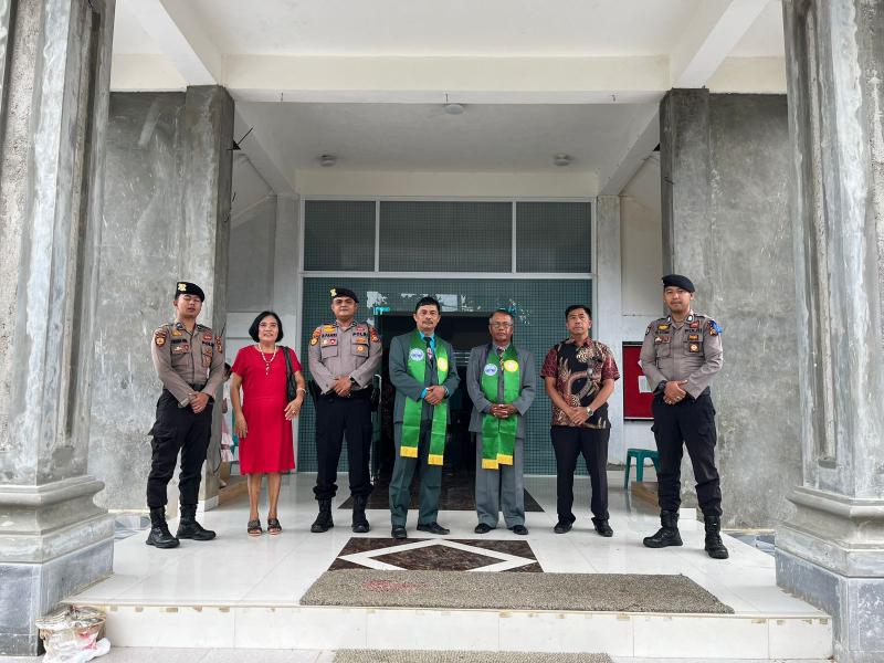 Minggu Kasih Sat Samapta Polres Kuansing Serap Aspirasi Masyarakat