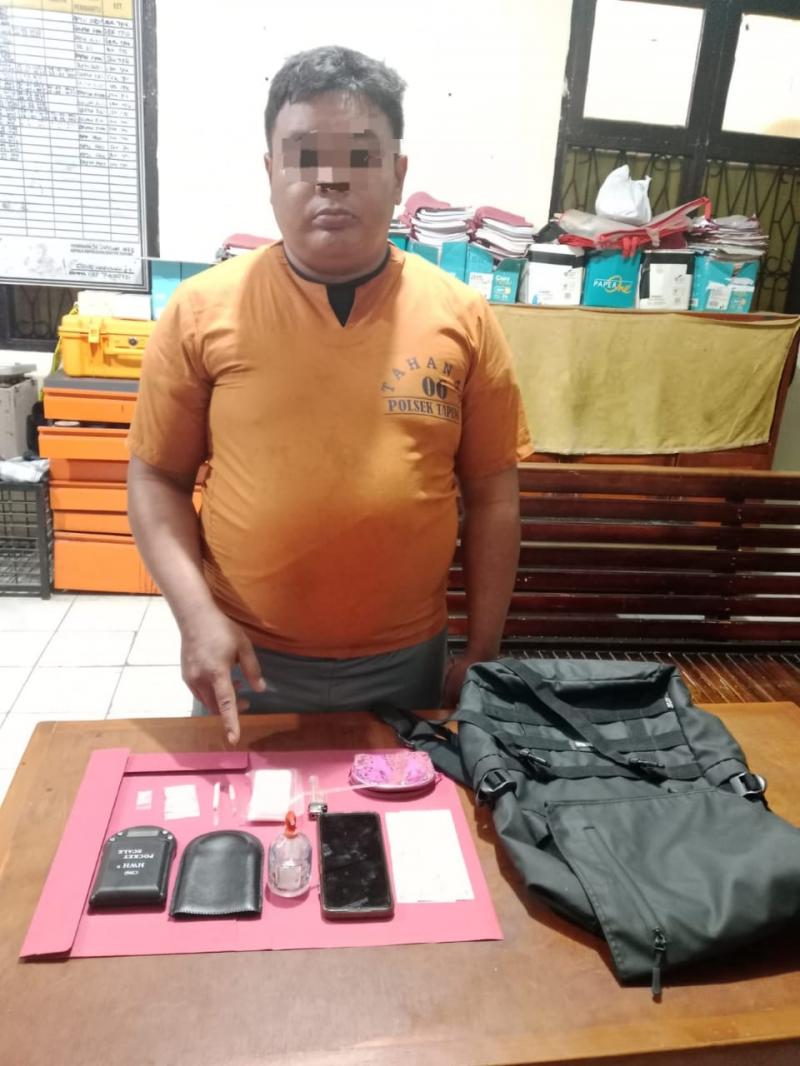 Polsek Tapung Kembangkan Kasus Narkoba, Ringkus Pengedar Sabu di Tambang!