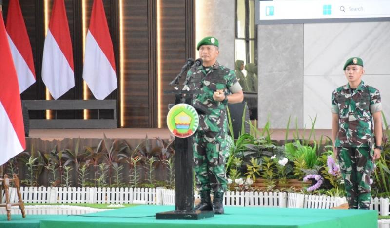 Danrem 031/WB Pimpin Upacara Korps Raport Kenaikan Pangkat Perwira