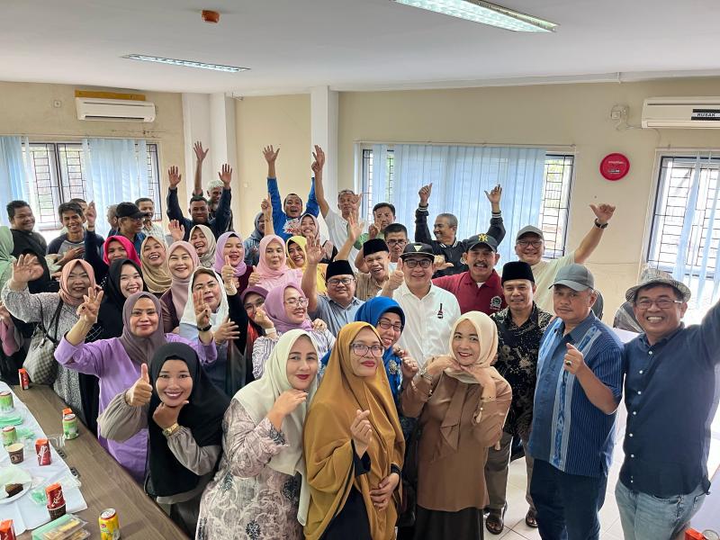PWI Riau dan IKWI Gelar Halal Bihalal, Raja Isyam: Mari Kita Berkegiatan Seperti Biasa
