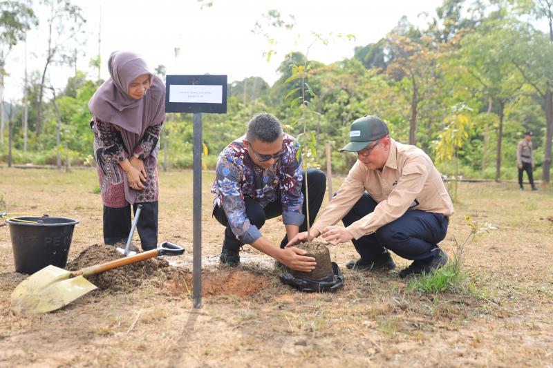 Peduli Lingkungan, GM PLN UID Riau & Kepri Lakukan Penanaman Pohon di Acara Jambore Karhutla 2025