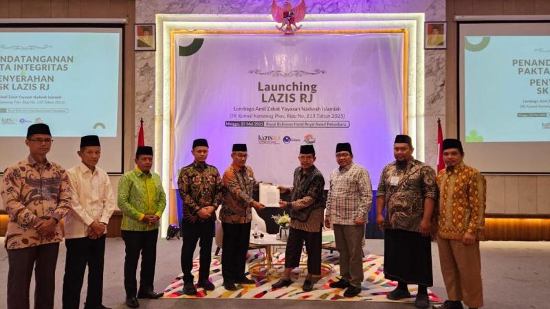 Wali Kota Pekanbaru Resmikan LAZIS RJ; Wujudkan Kepercayaan Umat