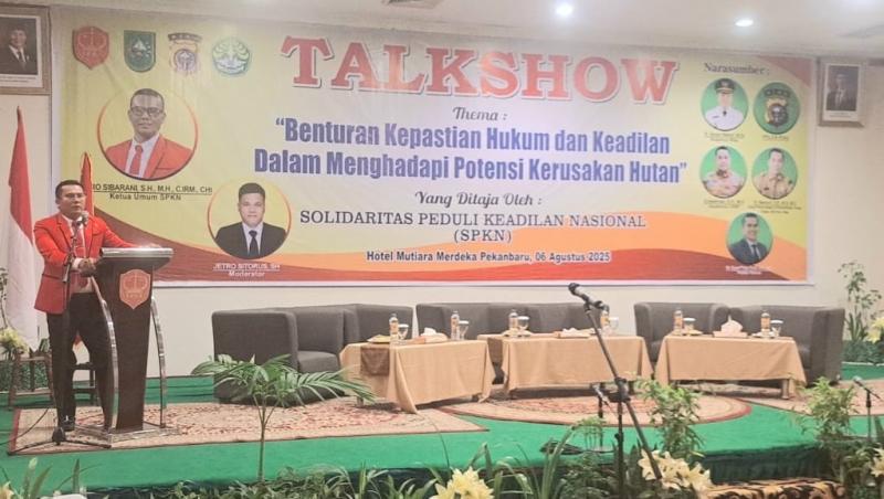 DPP SPKN Gelar Talkshow Benturan Kepastian Hukum di Kawasan Hutan