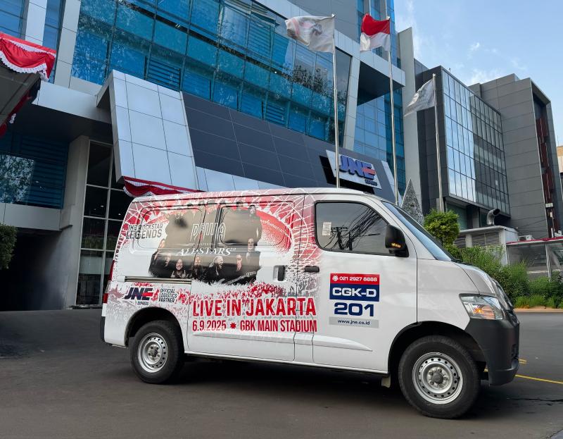 JNE Resmi Jadi Mitra Logistik Konser Dewa 19 Feat. Allstars 2.0 di stadion Gelora Bung Karno