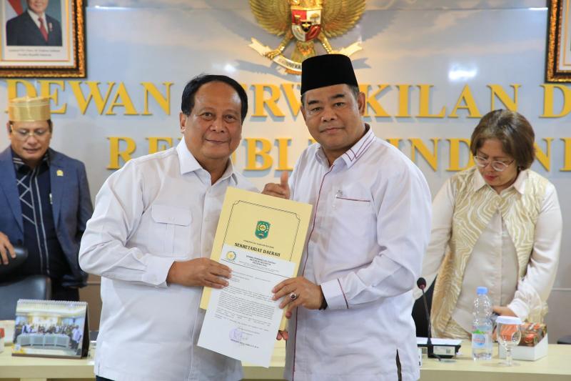 Raker Bersama Kemenhub dengan Komite DPD RI, Senator Abdul Hamid Sampaikan Aspirasi Pemkab Siak