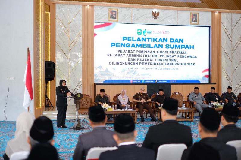 Bupati Siak Rekrut Jaksa Jadi Kabag Hukum, ULP Berganti, tak Ada Demosi