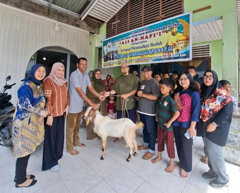 APSAI Pekanbaru Salurkan Hewan Kurban ke Panti Asuhan Ali An Nafii