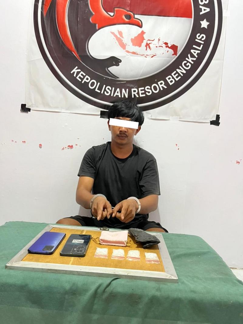 Gerebek Sarang Narkoba di Pamesi, Polres Bengkalis Ringkus Dua Pengedar Sabu dan Ekstasi