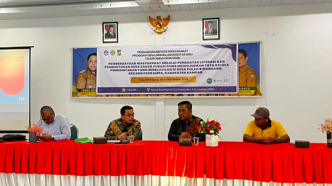 Desa Pulau Birandang Disiapkan Jadi Desa Sadar Hukum