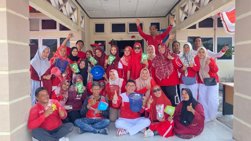 Semarak HUT ke-81 RI, Kesbangpol Bengkalis Perkuat Kebersamaan Melalui Aneka Lomba dan Jalan Santai