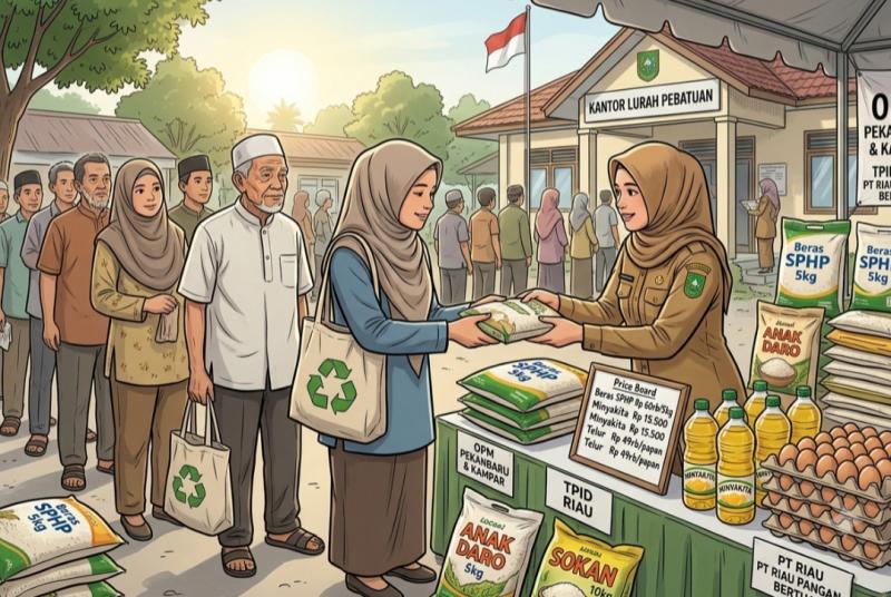 Warga Riau, Catat Jadwal Pasar Murah Minggu Ini