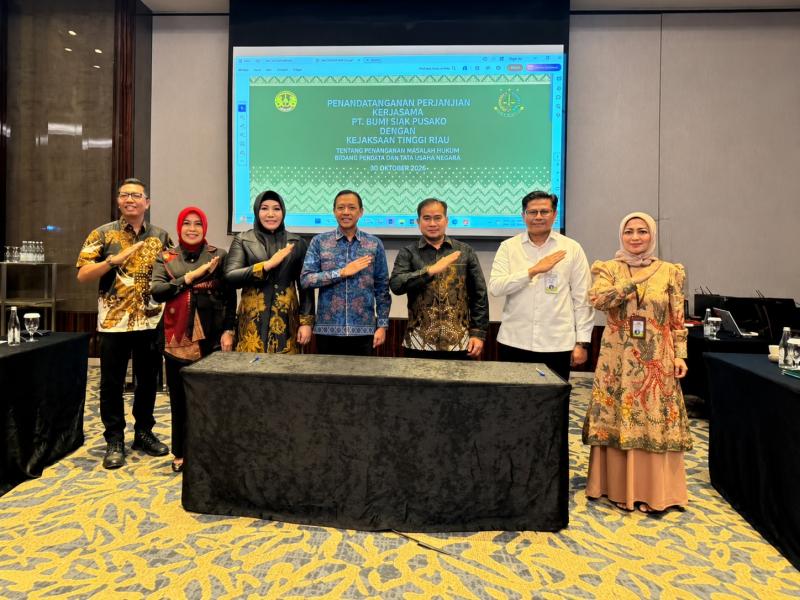 Perkuat Kepastian Hukum, BSP Gandeng Kejati Riau dalam Tata Kelola Perusahaan