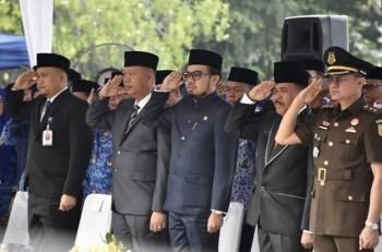 Wakil Ketua DPRD Pekanbaru Ginda Burnama Ikuti Upacara HAB ke-78 Kemenag RI